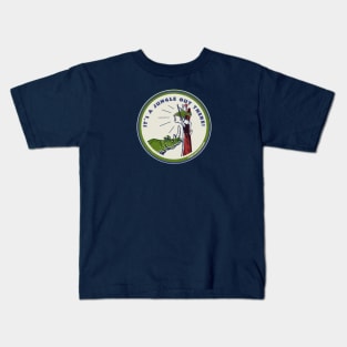 Jungle Jokes (green) Kids T-Shirt